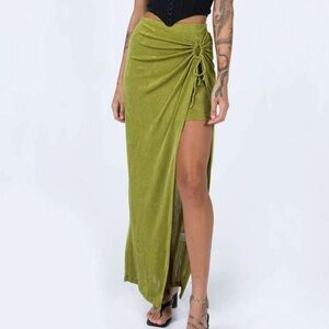 Green Princess Polly Untouchable Maxi Skirt, Size 6